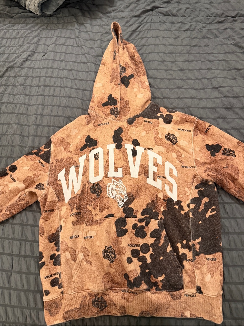 Darc Sport Brown Camo 'Wolves' Pullover Hoodie